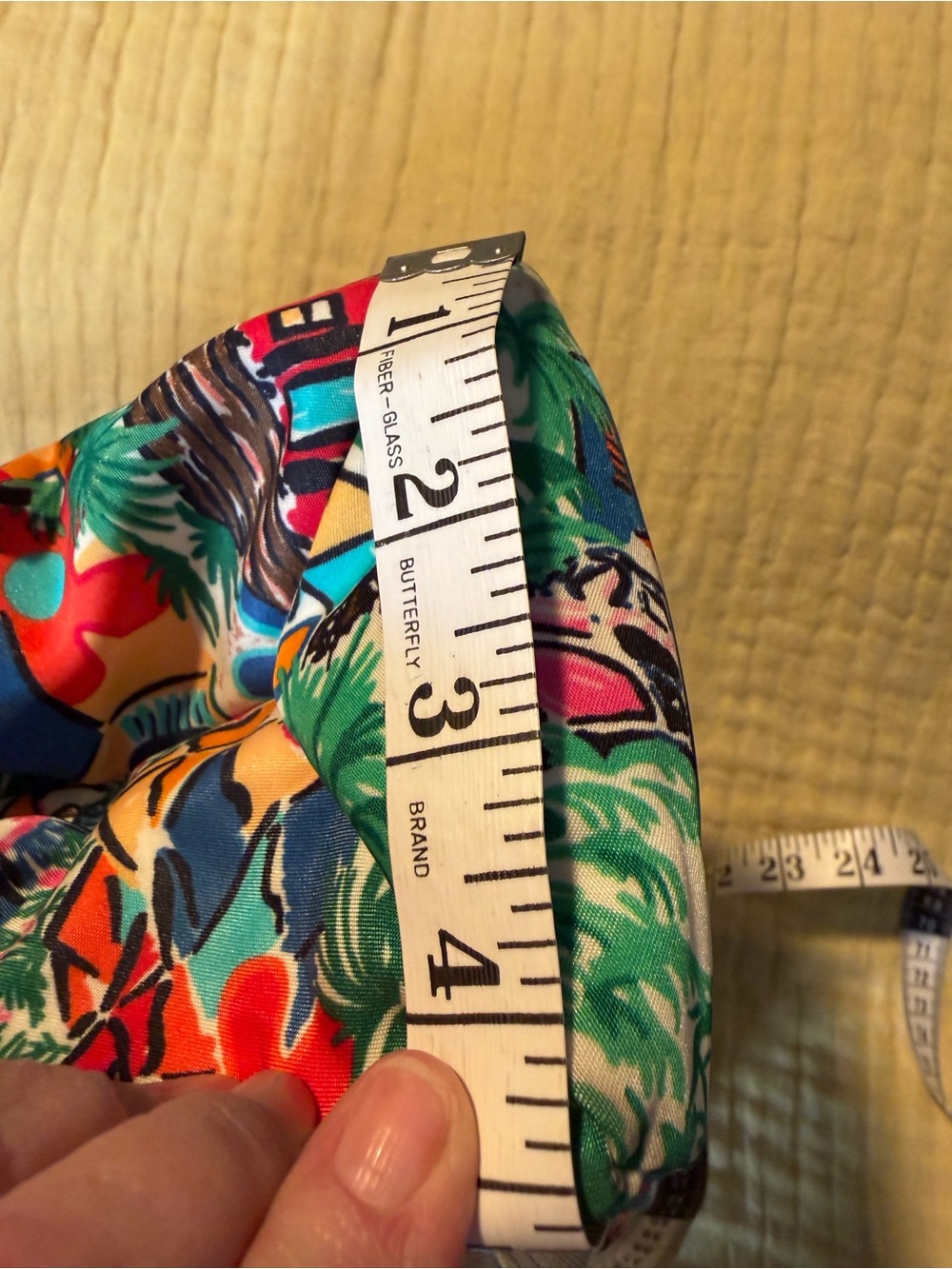 Dooney & Bourke Tropical Island Print Tote Shoulder Bag Colorful Resort Scene - Picture 12 of 16